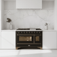 ILVE Majestic II 48 Inch Dual Fuel Range, Double Oven, 8 Burners & Griddle UM12FDNS3 - MyBBQDirect