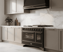 ILVE Majestic II 48 Inch Dual Fuel Range, Double Oven, 8 Burners & Griddle UM12FDNS3 - MyBBQDirect