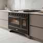 ILVE Majestic II 48 Inch Dual Fuel Range, Double Oven, 8 Burners & Griddle UM12FDNS3 - MyBBQDirect