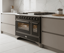 ILVE Majestic II 48 Inch Dual Fuel Range, Double Oven, 8 Burners & Griddle UM12FDNS3 - MyBBQDirect