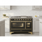 ILVE Majestic II 48 Inch Dual Fuel Range, Double Oven, 8 Burners & Griddle UM12FDNS3 - MyBBQDirect
