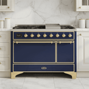 ILVE Majestic II 48" Solid Door Dual Fuel Range – Liquid Propane - MyBBQDirect