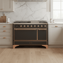 ILVE Majestic II 48" Solid Door Dual Fuel Range – Liquid Propane - MyBBQDirect