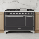 ILVE Majestic II 48" Solid Door Dual Fuel Range – Liquid Propane - MyBBQDirect