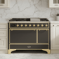 ILVE Majestic II 48" Solid Door Dual Fuel Range – Liquid Propane - MyBBQDirect