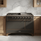 ILVE Majestic II 48" Solid Door Dual Fuel Range – Liquid Propane - MyBBQDirect