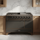 ILVE Majestic II 48" Solid Door Dual Fuel Range – Liquid Propane - MyBBQDirect