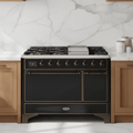 ILVE Majestic II 48" Solid Door Dual Fuel Range – Liquid Propane - MyBBQDirect