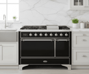 ILVE Majestic II 48" Solid Door Dual Fuel Range – Liquid Propane - MyBBQDirect