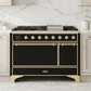 ILVE Majestic II 48" Solid Door Dual Fuel Range – Liquid Propane - MyBBQDirect