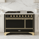 ILVE Majestic II 48" Solid Door Dual Fuel Range – Liquid Propane - MyBBQDirect