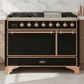 ILVE Majestic II 48" Solid Door Dual Fuel Range – Liquid Propane - MyBBQDirect