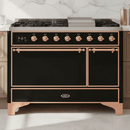 ILVE Majestic II 48" Solid Door Dual Fuel Range – Liquid Propane - MyBBQDirect