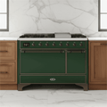 ILVE Majestic II 48" Solid Door Dual Fuel Range – Liquid Propane - MyBBQDirect