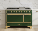 ILVE Majestic II 48" Solid Door Dual Fuel Range – Liquid Propane - MyBBQDirect