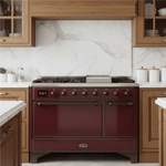 ILVE Majestic II 48" Solid Door Dual Fuel Range – Liquid Propane - MyBBQDirect