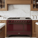 ILVE Majestic II 48" Solid Door Dual Fuel Range – Liquid Propane - MyBBQDirect