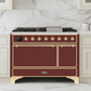 ILVE Majestic II 48" Solid Door Dual Fuel Range – Liquid Propane - MyBBQDirect