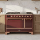 ILVE Majestic II 48" Solid Door Dual Fuel Range – Liquid Propane - MyBBQDirect