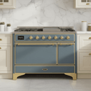 ILVE Majestic II 48" Solid Door Dual Fuel Range – Liquid Propane - MyBBQDirect