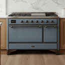 ILVE Majestic II 48" Solid Door Dual Fuel Range – Liquid Propane - MyBBQDirect