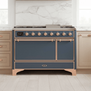ILVE Majestic II 48" Solid Door Dual Fuel Range – Liquid Propane - MyBBQDirect