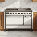 ILVE Majestic II 48" Solid Door Dual Fuel Range – Liquid Propane - MyBBQDirect