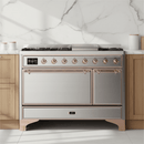ILVE Majestic II 48" Solid Door Dual Fuel Range – Liquid Propane - MyBBQDirect