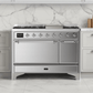 ILVE Majestic II 48" Solid Door Dual Fuel Range – Liquid Propane - MyBBQDirect