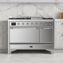 ILVE Majestic II 48" Solid Door Dual Fuel Range – Liquid Propane - MyBBQDirect