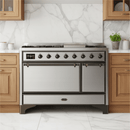 ILVE Majestic II 48" Solid Door Dual Fuel Range – Liquid Propane - MyBBQDirect