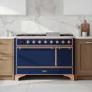 ILVE Majestic II 48" Solid Door Dual Fuel Range – Liquid Propane - MyBBQDirect