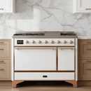 ILVE Majestic II 48" Solid Door Dual Fuel Range – Liquid Propane - MyBBQDirect