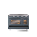 ILVE 48-Inch Professional Plus II Freestanding Dual Fuel Range with 8 Sealed Burner - UP48FWMP