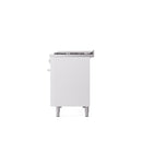 ILVE 48-Inch Professional Plus II Freestanding Dual Fuel Range with 8 Sealed Burner - UP48FWMP