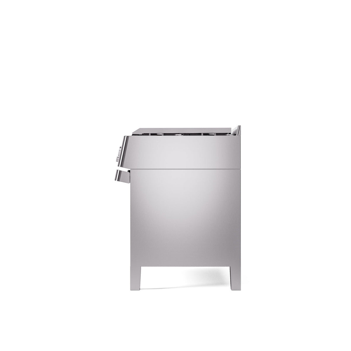 ILVE 48" Panoramagic Series Freestanding Double Oven Dual Fuel Range with 8 Sealed Burners and Griddle - UPM12FDS3