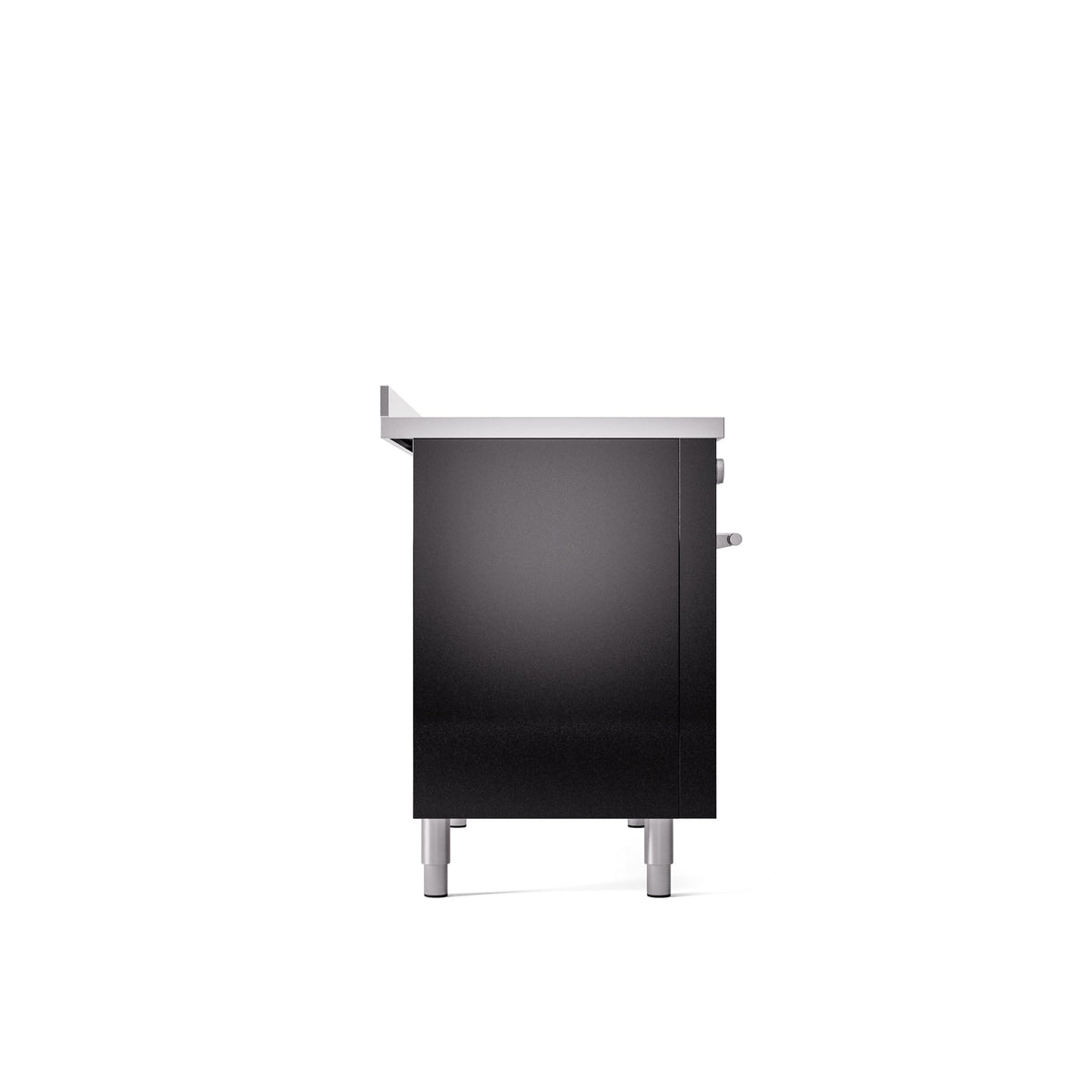ILVE 48" Professional Plus II Series Freestanding Electric Double Oven Range with 8 Elements, Triple Glass Cool Door, Convection Oven, TFT Oven Control Display and Child Lock - UPI486WMP