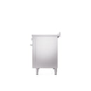 ILVE 48" Professional Plus II Series Freestanding Electric Double Oven Range with 8 Elements, Triple Glass Cool Door, Convection Oven, TFT Oven Control Display and Child Lock - UPI486WMP