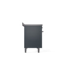 ILVE 48" Professional Plus II Series Freestanding Electric Double Oven Range with 8 Elements, Triple Glass Cool Door, Convection Oven, TFT Oven Control Display and Child Lock - UPI486WMP