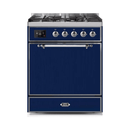 ILVE - Majestic II Series - 30 Inch Dual Fuel Freestanding Range Gas/Propane UM30DQNE3
