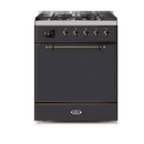 ILVE - Majestic II Series - 30 Inch Dual Fuel Freestanding Range Gas/Propane UM30DQNE3