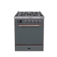 ILVE - Majestic II Series - 30 Inch Dual Fuel Freestanding Range Gas/Propane UM30DQNE3