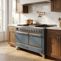 ILVE Majestic II Series 60 Inch Dual Fuel Freestanding Range Gas/Propane (UM15FDQNS3) - MyBBQDirect