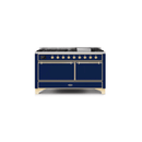 ILVE Majestic II Series 60 Inch Dual Fuel Freestanding Range Gas/Propane UM15FDQNS3