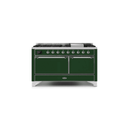 ILVE Majestic II Series 60 Inch Dual Fuel Freestanding Range Gas/Propane UM15FDQNS3