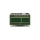 ILVE Majestic II Series 60 Inch Dual Fuel Freestanding Range Gas/Propane UM15FDQNS3