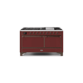 ILVE Majestic II Series 60 Inch Dual Fuel Freestanding Range Gas/Propane UM15FDQNS3