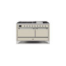 ILVE Majestic II Series 60 Inch Dual Fuel Freestanding Range Gas/Propane UM15FDQNS3