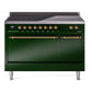 ILVE Nostalgie II 48" Electric Range with 6 Induction Elements Solid Door - UPI486QNMP