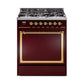 ILVE Nostalgie II Noblesse 30″ Dual Fuel Range Solid Door - UN30QNMP